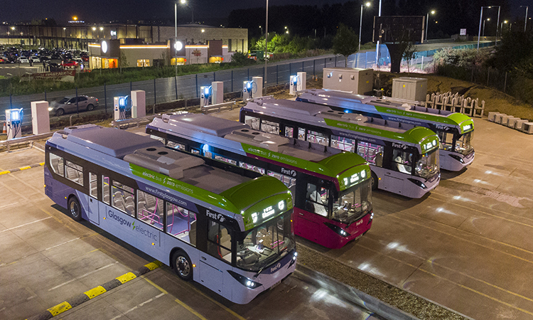 First Bus completes Phase One of UK's largest electric bus depot