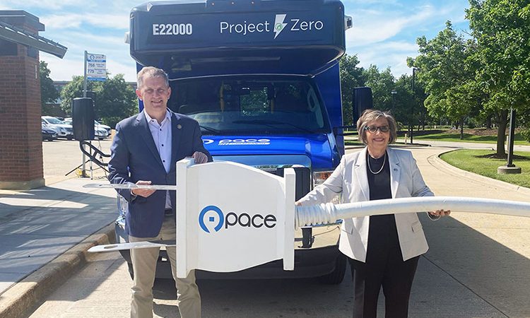 Pace Suburban Bus launches first electric paratransit vehicle