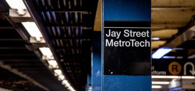 Jay Street MetroTech on the New York subway, which has been converted into a living accessibility lab