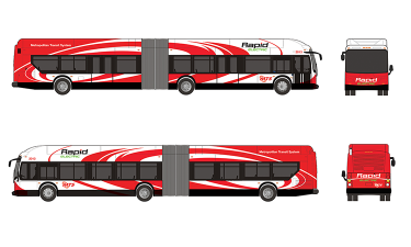 San Diego MTS Board Approves New All Electric Rapid Bus Route   San Diego MTS 375x225 